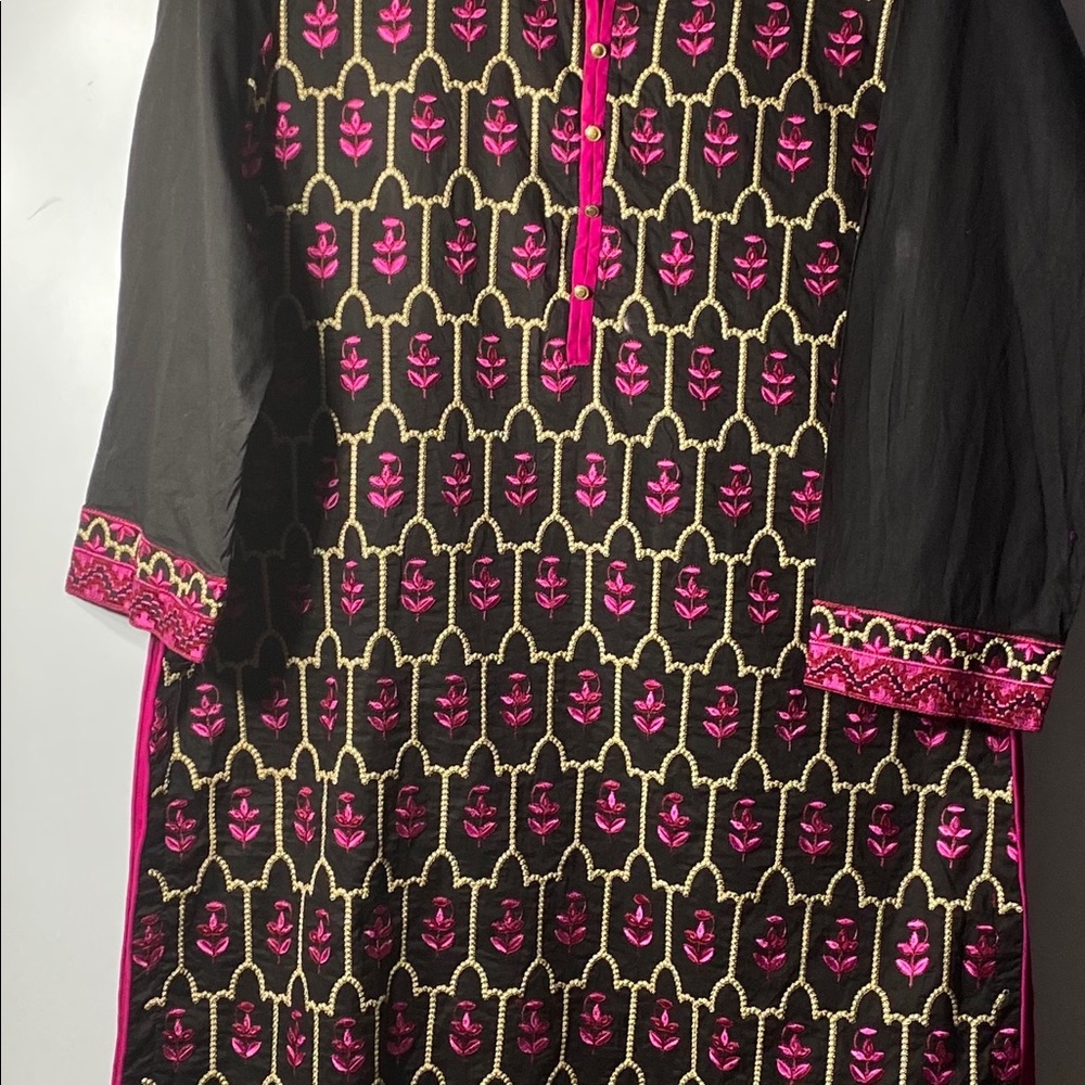 Beautiful cotton shirt with full Embroidery